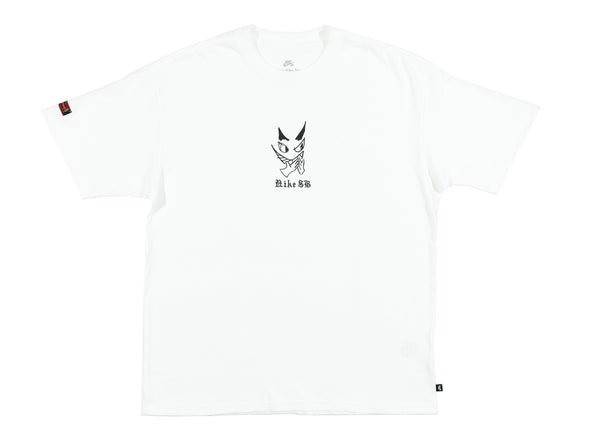 Nike SB Krampus Charcoal Dunk T-Shirt 'White'