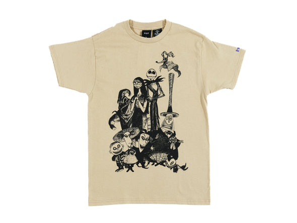 HUF x Nightmare Before Christmas Cast T-Shirt 'Sand'
