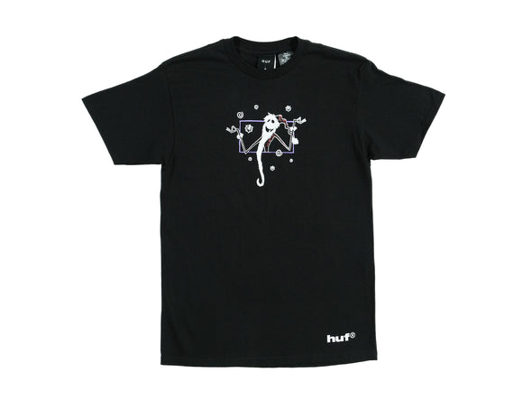 HUF x Nightmare Before Christmas Xmas T-Shirt 'Black'