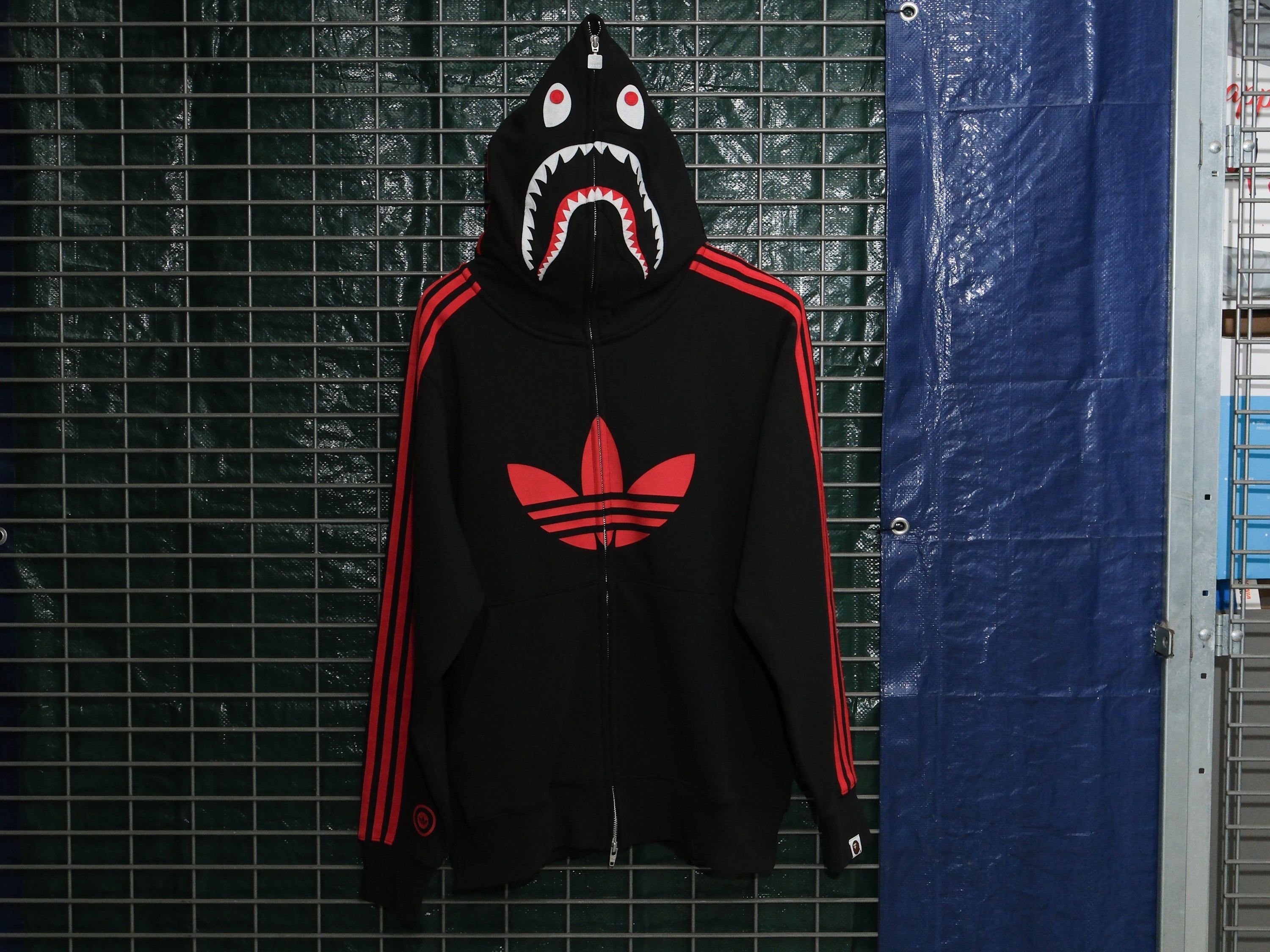 Adidas X Bape Sharke Hoodie Black – Unheardof Brand