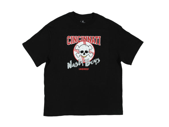 UNHEARDOF Nasty Boy Skull Baseball T-Shirt 'Black'
