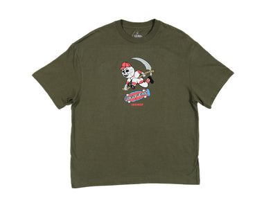 UNHEARDOF Reaper Skater Baseball T-Shirt 'Army Green'