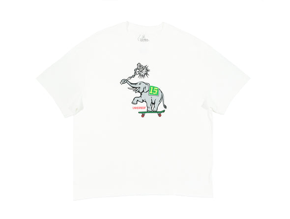 UNHEARDOF Oakland Elephant Skateboard T-Shirt 'White'