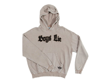 Boys Lie Rocker Racer Hoodie 'Taupe'