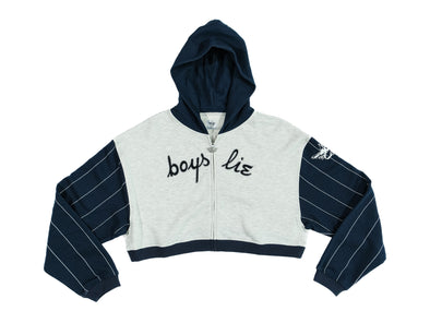Boys Lie The Big Leaguer Alex Zip Hoodie 'Navy'