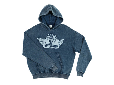 Boys Lie Stitch Me Up Racer Hoodie 'Blue'