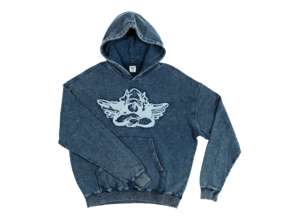 Boys Lie Stitch Me Up Racer Hoodie 'Blue'