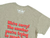 Boys Lie 1-800-MANHUNT Boyfriend T-Shirt 'Tan'