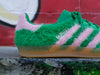 Adidas Women's Gazelle Indoor 'Green/Glow Pink'