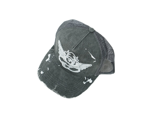 Boys Lie Graphite Trucker Hat 'Grey'