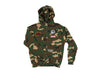 Butter Goods Patches Zip-Thru Hoodie 'Washed Camo'