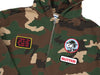 Butter Goods Patches Zip-Thru Hoodie 'Washed Camo'