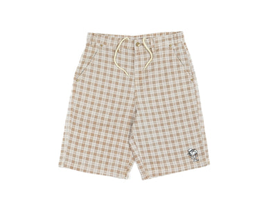 Butter Goods Spike Work Shorts 'Sandstone Plaid'