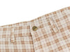 Butter Goods Spike Work Shorts 'Sandstone Plaid'