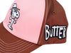 Butter Goods Spike 5 Panel Cap 'Brown/Light Pink'