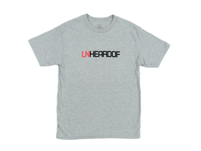 UNHEARDOF Core Bar Logo T-Shirt 'Heather Grey'