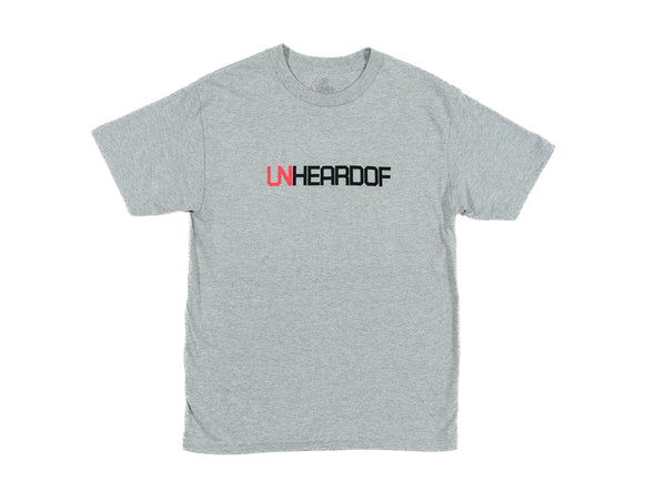 UNHEARDOF Core Bar Logo T-Shirt 'Heather Grey'