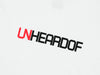 UNHEARDOF Core Bar Logo T-Shirt 'White'