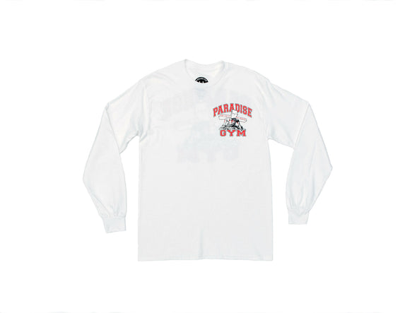 Paradise NYC Gym Longsleeve Shirt 'White'