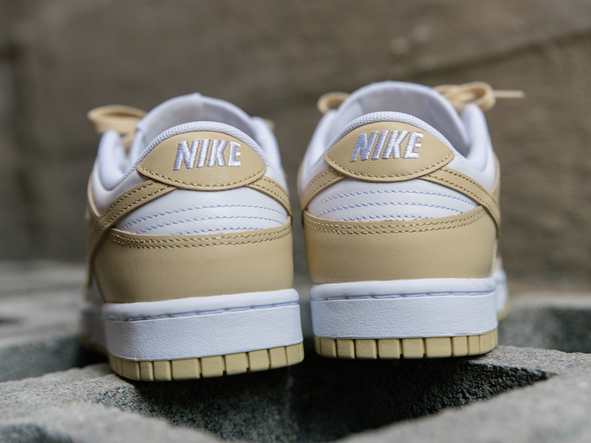 Nike Dunk Low Retro (White/Team Gold) 8.5