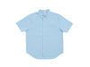 Nike Men's Seersucker Button-Down Short-Sleeve Shirt 'Light Armory Blue'