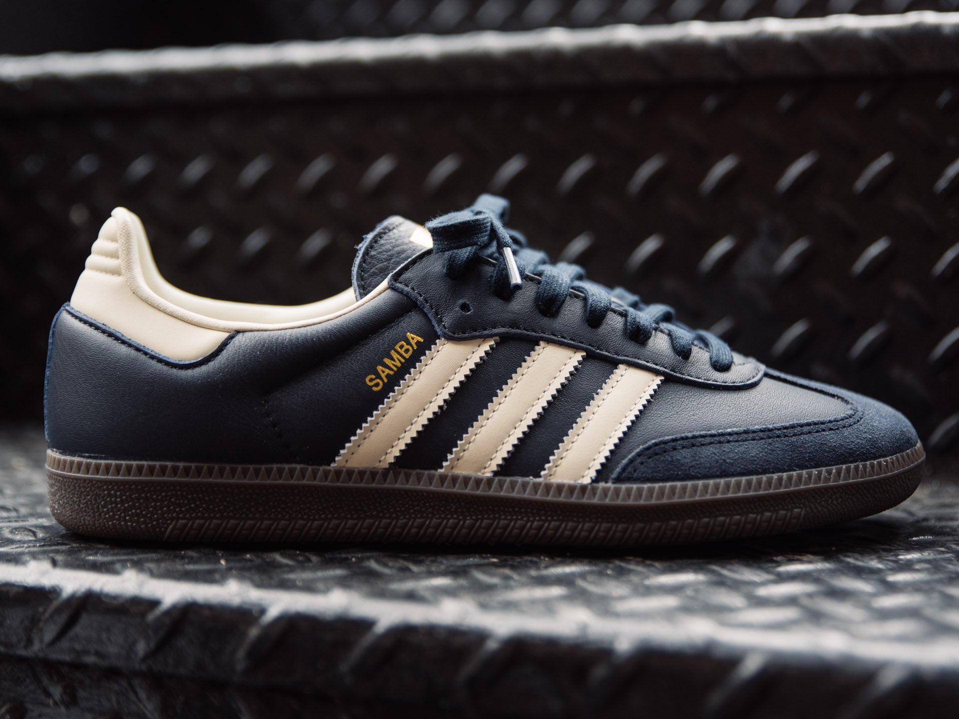 Adidas samba clearance navy