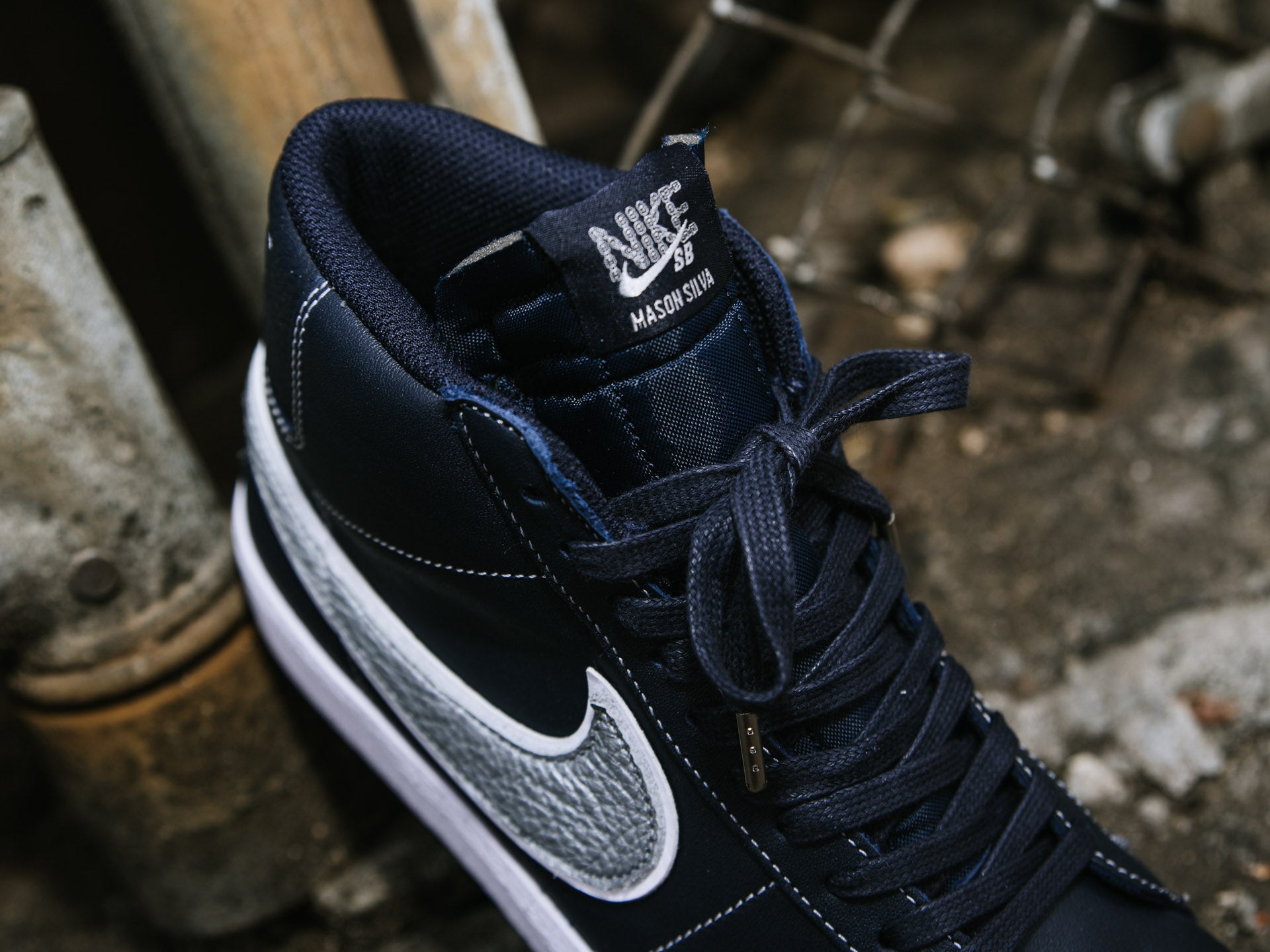 Nike SB Zoom Blazer Mid X Mason Silva 'Blackened Blue' – Unheardof