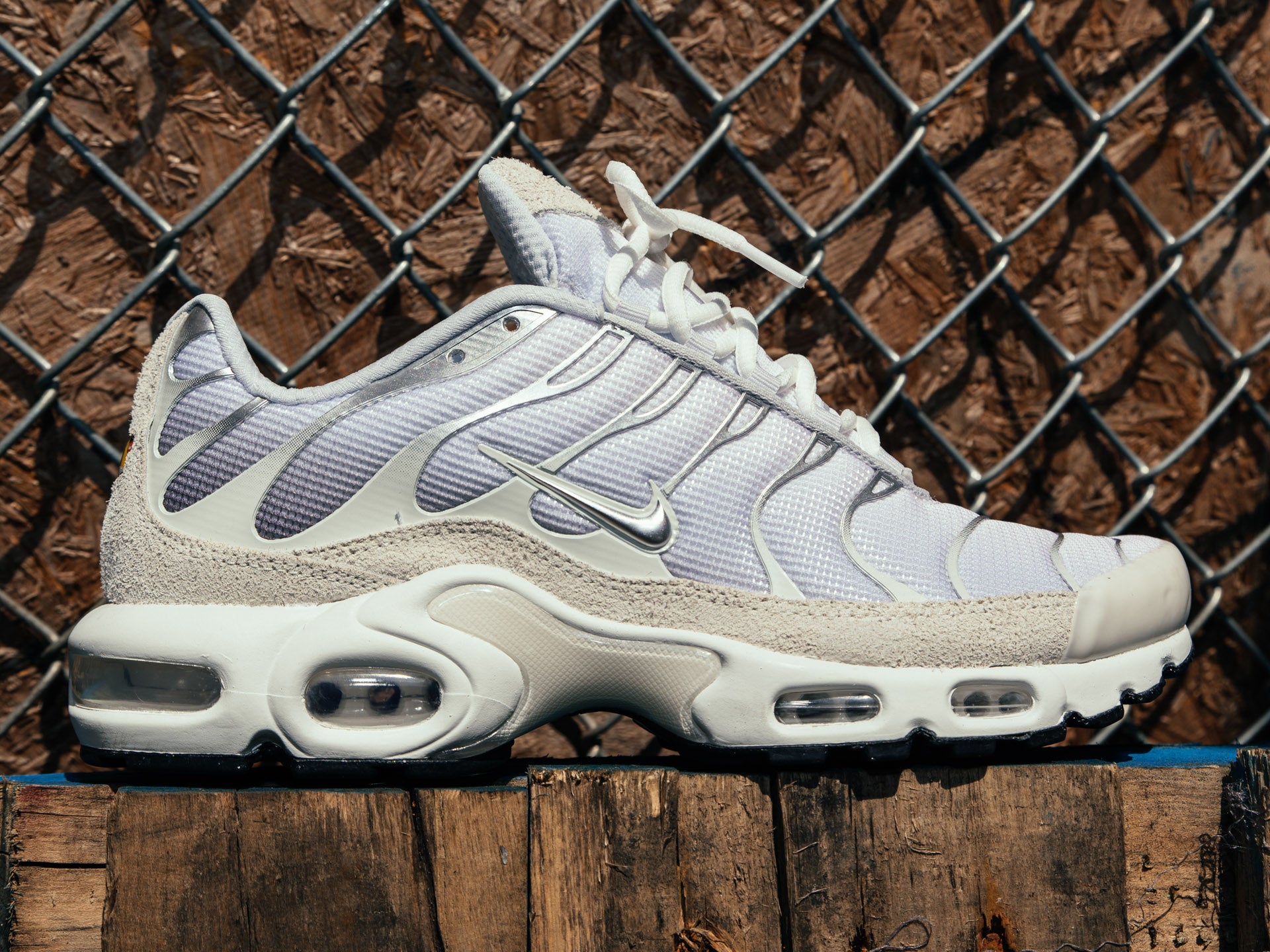 Nike air max plus white platinum Clearance