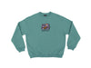 Passport Master-Sound Embroidered Sweater 'Washed Out Teal'