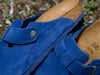 Birkenstock Boston Nubuck Leather 'Indigo Blue'
