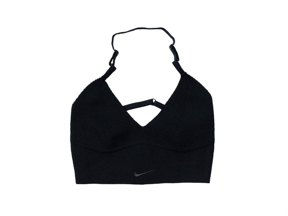 Nike Women's Chill Knit Light-Support Non-Padded Ribbed Bra 'Black'