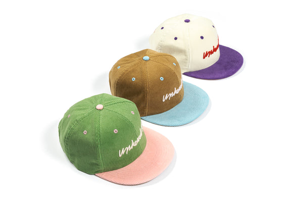 UNHEARDOF Naomi Handwriting Corduroy Hat