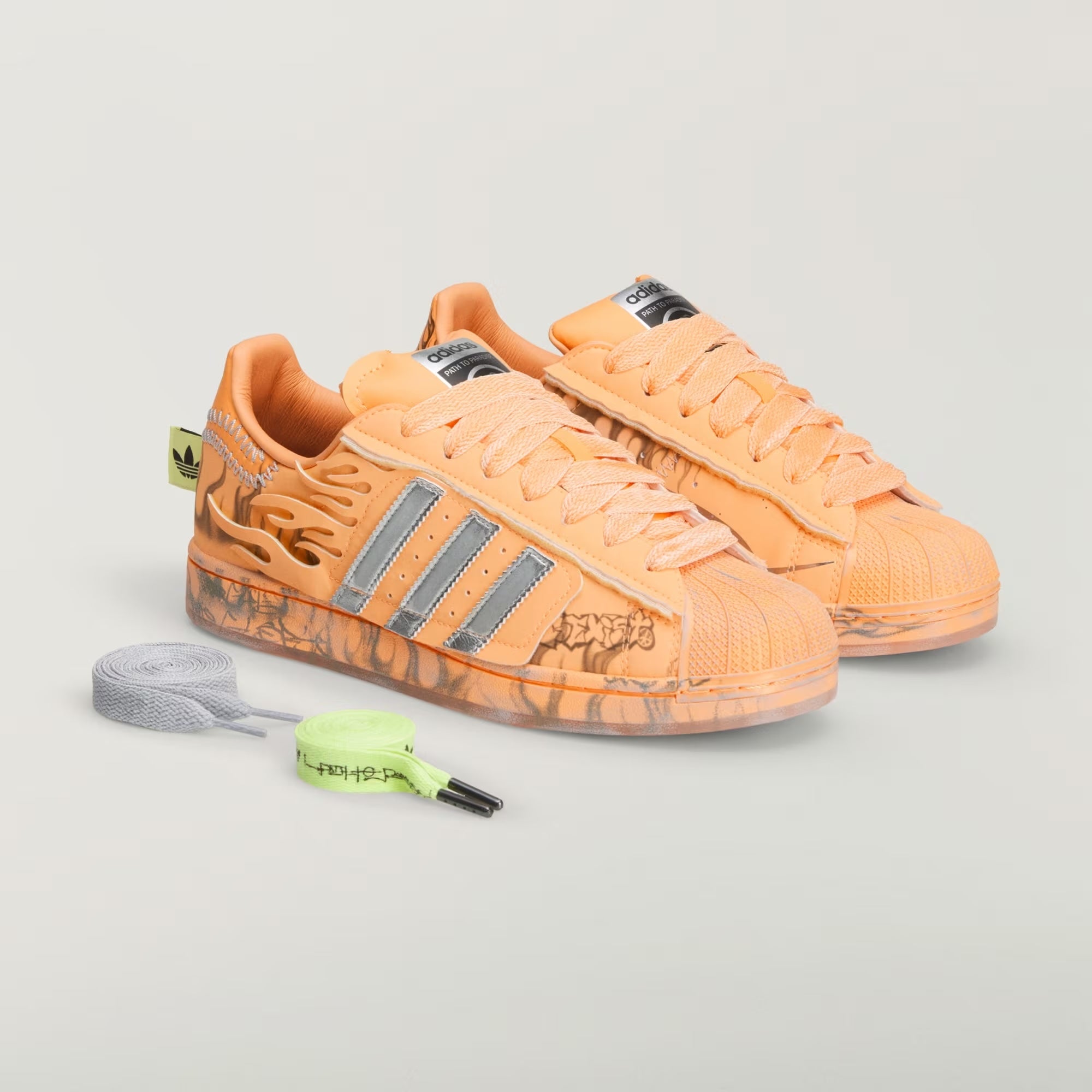 adidas gazelle silver green womens Adidas x Hellstar Superstar 'Hazy Orange' – Unheardof Brand