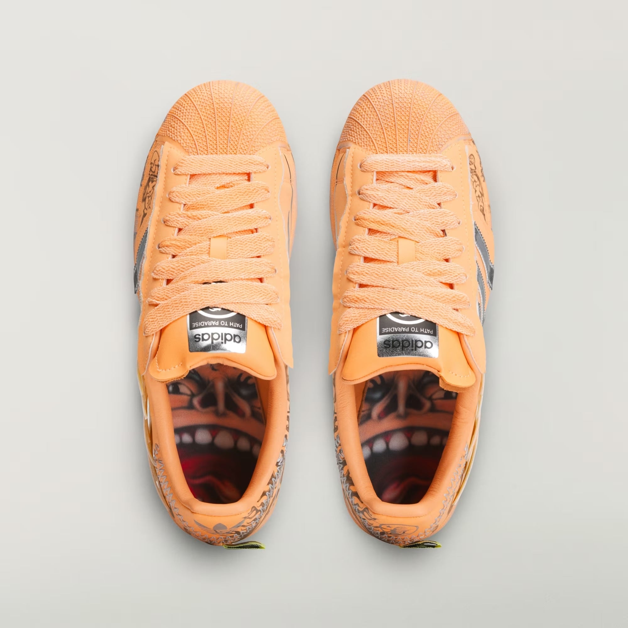 Adidas x Hellstar Superstar 'Hazy Orange' Unheardof Brand Adidas x Hellstar Superstar 'Hazy Orange' Unheardof Brand