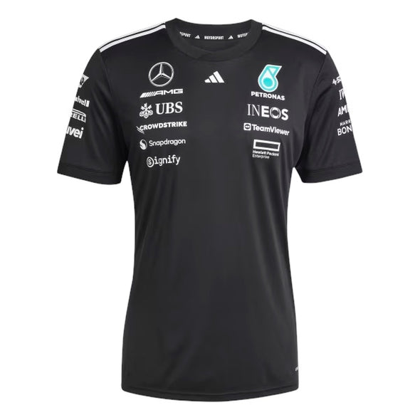 MERCEDES-AMG PETRONAS F1チーム ドライバージャージー Adidas x Mercedes AMG Petronas F1 Team Driver Jersey 'Black/White
