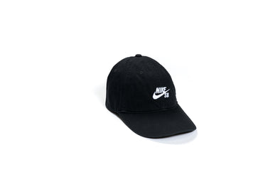 Nike SB Club Unstructured Cap 'Black/White'