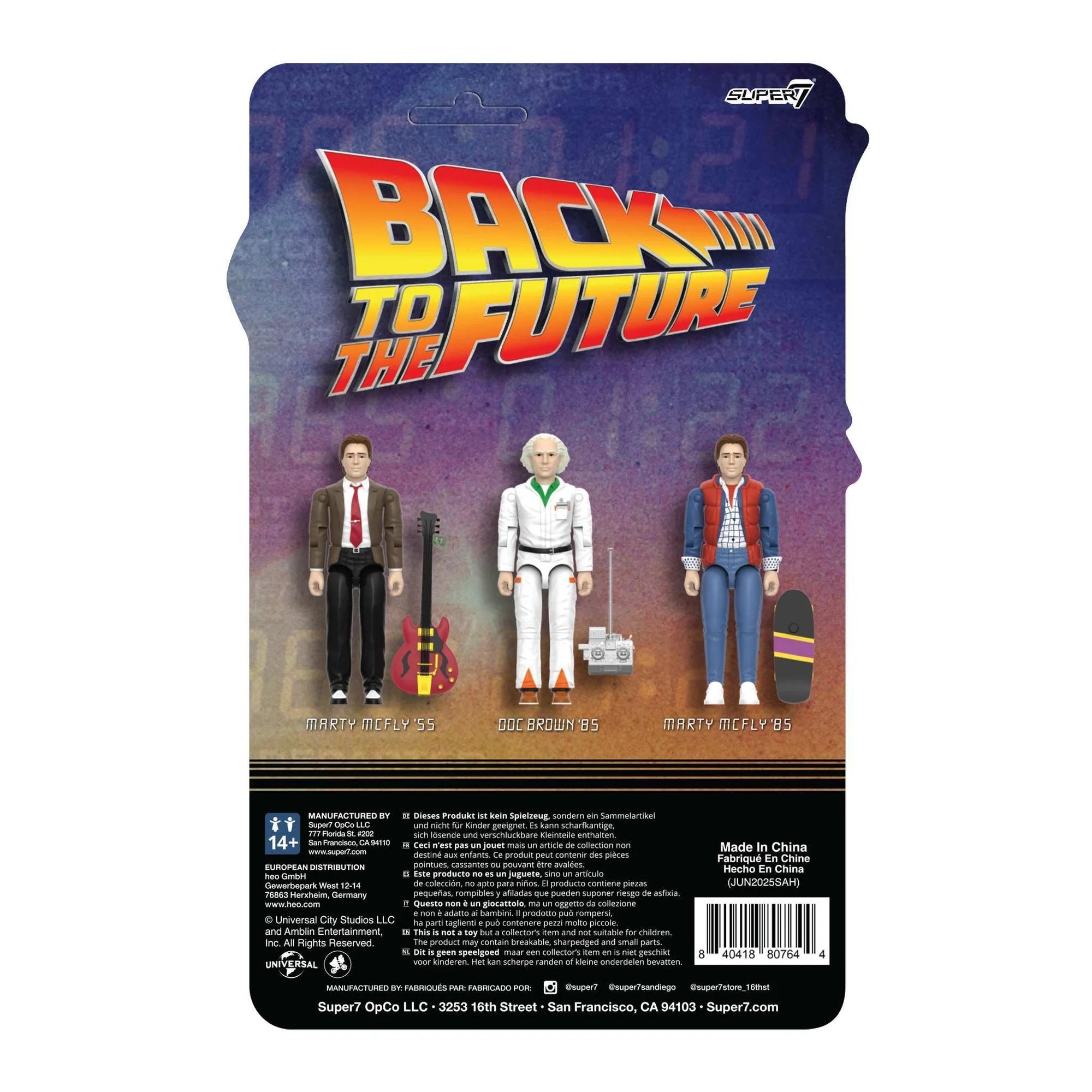 Super7 Back To The Future ReAction Figure Marty McFly '85