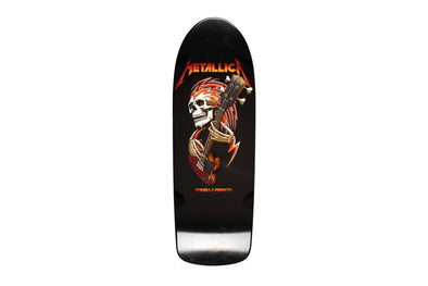 Powell Peralta Metallica Skateboard 10" Deck 'Black'