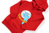 Unheardof Kids Elephant Pullover Hoodie 'Red'