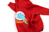 Unheardof Kids Elephant Pullover Hoodie 'Red'