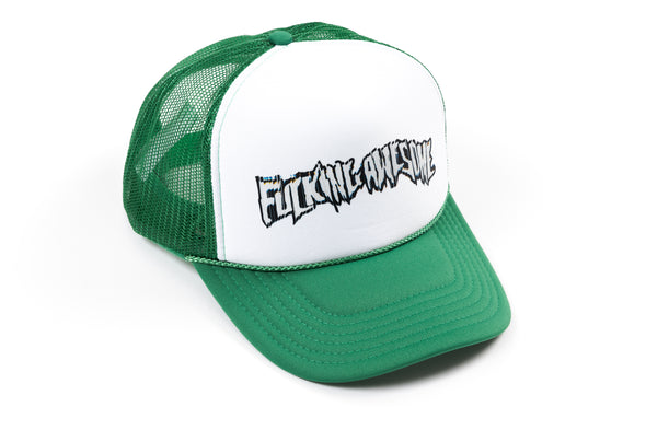 Fucking Awesome Scanner Warp Stamp Trucker Hat