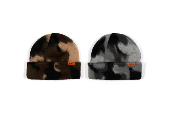 Butter Goods Mohair Camo Cuff Beanie