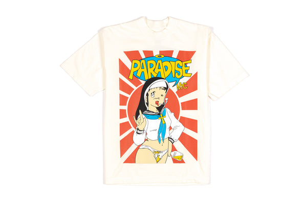 Paradise NYC Dinosaur Tee 'White'