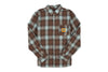 Butter Goods Appliance Plaid Shirt 'Brown/Teal'