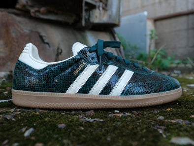 Adidas Women's Samba OG 'Snakeskin/Collegiate Green'