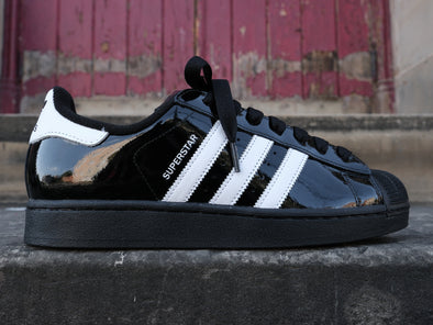 Adidas Superstar II Patent Leather 'Core Black/White' -Originally $100 Unheardof Brand Adidas Superstar II Patent Leather 'Core Black/White' -Originally $100 Unheardof Brand