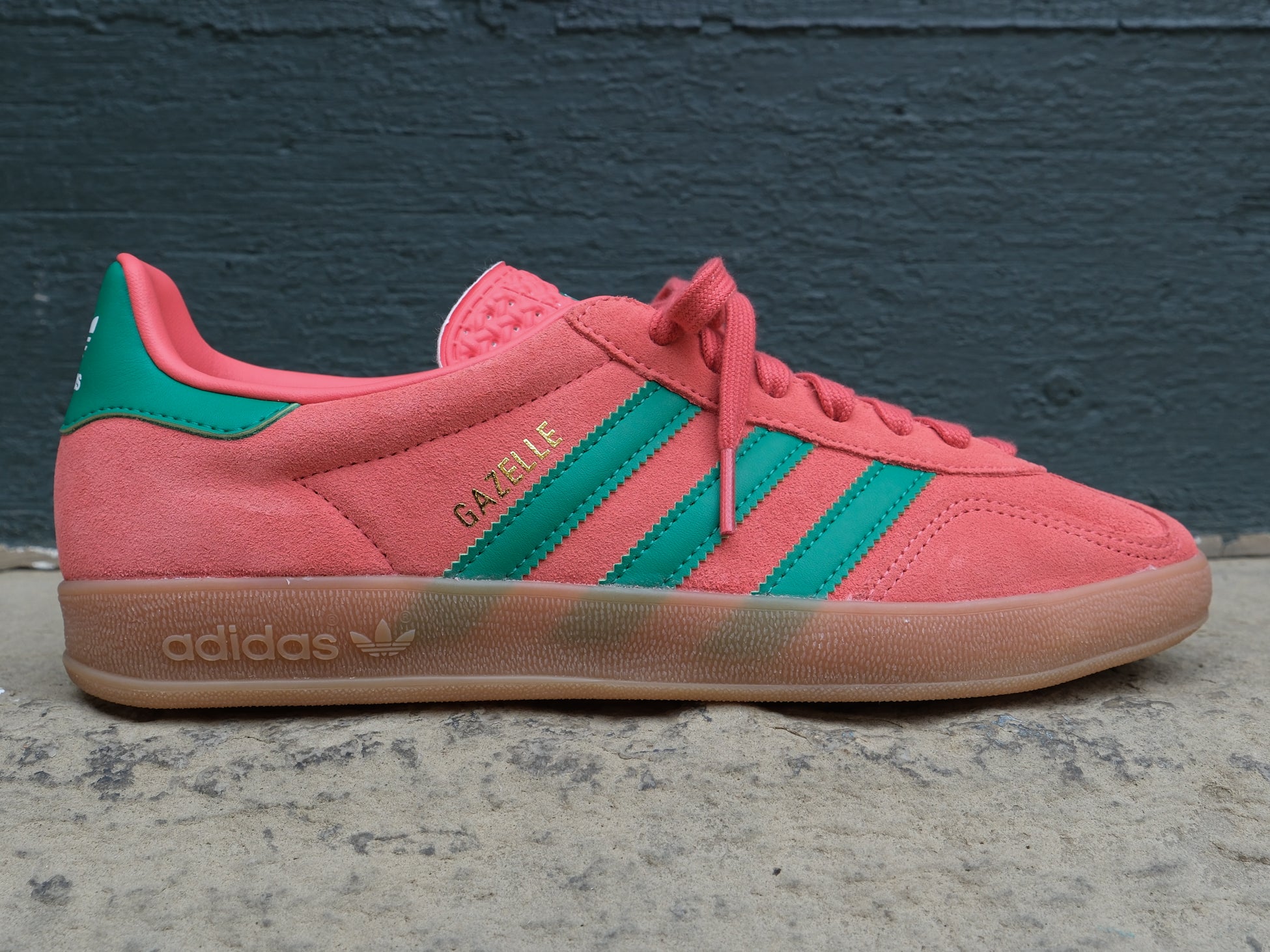 Adidas Gazelle Indoor 'Preloved Scarlet/Court Green' -Originally $120.00 - Adidas Gazelle Indoor 'Preloved Scarlet/Court Green' -Originally $120.00 -