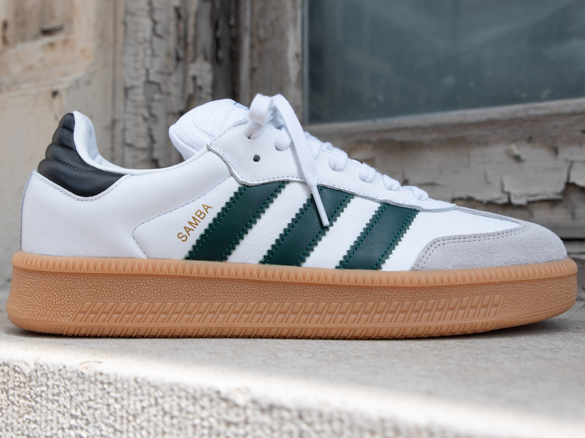 Adidas Samba XLG 'White/Collegiate Green' – Unheardof Brand