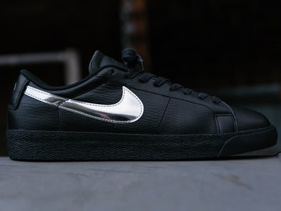 Nike SB Zoom Blazer Low x Dancer Skateboards 'Black/Metallic Silver'