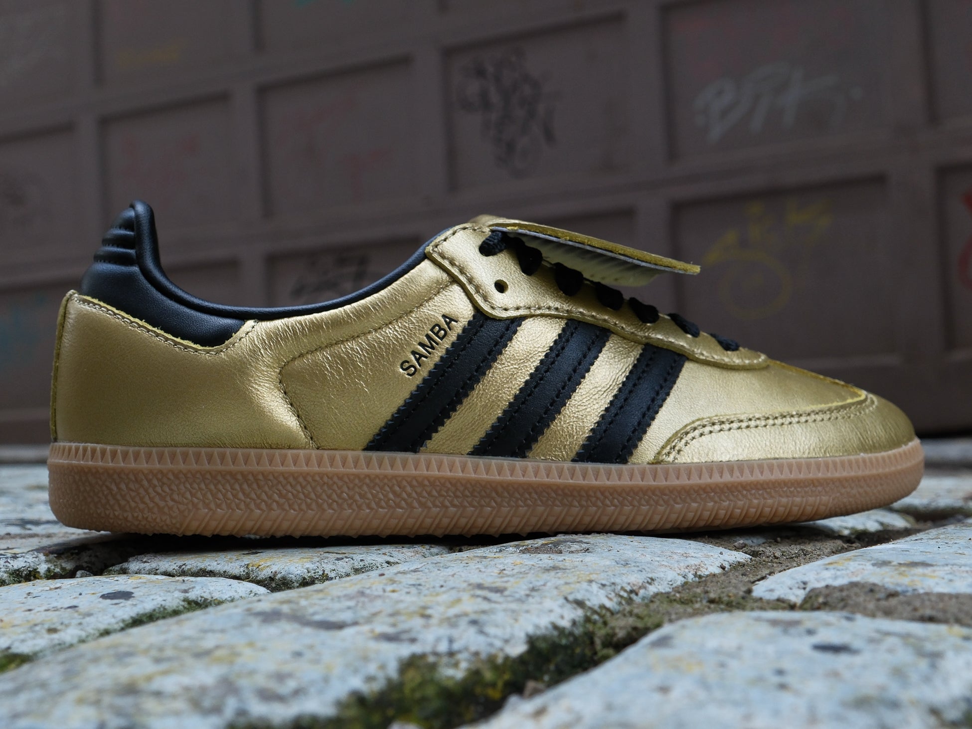 Adidas Women's Samba LT 'Gold Metallic/Core Black' -Originally $120.00 - Adidas Women's Samba LT 'Gold Metallic/Core Black' -Originally $120.00 -